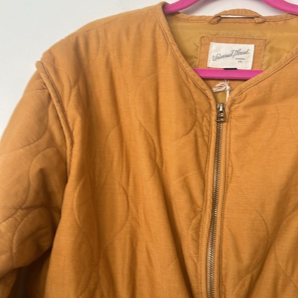 Universal Thread Quilted Gold Jacket XXL - Picture 3 of 7